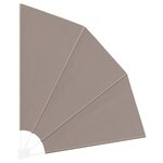 vidaXL Écran de confidentialité pour balcon Taupe 140 x 140 cm tissu