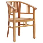 vidaXL Ensemble à manger de jardin 7 Pièces Bois de teck solide