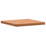 vidaXL Dessus de table 60x60x4 cm carré bois massif de hêtre