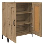 vidaXL Buffet Chêne artisanal 69 5 x 34 x 90 cm Bois d'ingénierie