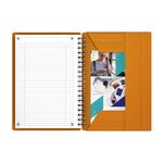 MEETINGBOOK B5 160P 90g lignée 6MM couverture polypro OXFORD