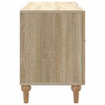 vidaXL Meuble TV Chêne Sonoma 102 x 34 5 x 50 cm Bois d'ingénierie
