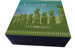 Pièce de monnaie en Argent 25 Dollars g 1000 (1 Kg) Millésime 2022 Multiple Layer EASTER ISLAND
