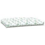 vidaXL Coussins de palette 7 Pièces motif de feuilles tissu