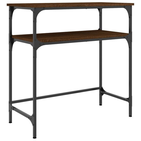 vidaXL Table console chêne marron 75x35 5x75 cm bois d'ingénierie