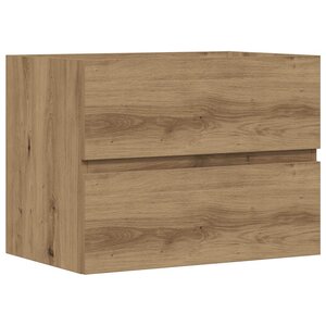 vidaXL Armoire de salle de bain chêne artisanal bois d'ingénierie