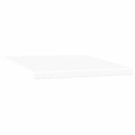 vidaXL Auvent rétractable Blanc 400 × 350 cm Polyester et Aluminium