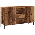 vidaXL Buffet vieux bois 100x36x60 cm bois d'ingénierie