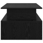 vidaXL Table basse Chêne noir 90 x 55 x 42.5 cm Bois d'ingénierie
