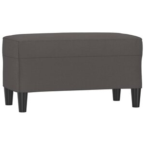 Banc banquette gris 70 x 35 x 41 cm synthétique 02_0010683