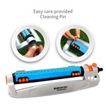 GRÜNTEK Arroseur de pelouse avec moteur turbo 462 m²