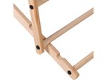 Lot de 2 transats en bois "Chilienne" - 107 x 56.5 x 81 cm - Ecru