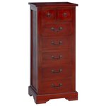vidaXL Commode Marron 45 x 35 x 100 5 cm Bois de Mahogany Massif