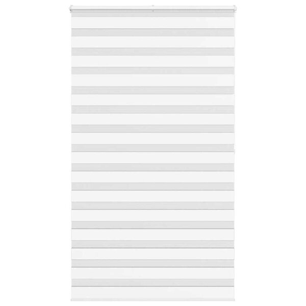 vidaXL Store zèbre blanc 135x200 cm largeur du tissu 130 9cm polyester