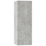 vidaXL Ensemble de meubles TV 5 Pièces Gris béton Bois d'ingénierie