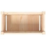 vidaXL Jardinière d'extérieur 60x31x31 cm bois de pin massif
