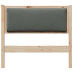 vidaXL Tête de lit Autre Marron 90 cm Bois massif en pin