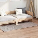 vidaXL Tapis de surface HUARTE Sable 200 x 80 cm Polyester