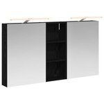 vidaXL Ensemble de Meubles de Salle de Bain 3 Pièces 130 x 14 5 x 70 cm