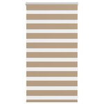 vidaXL Store zèbre marron sable largeur du tissu 80 9 cm polyester