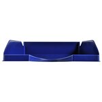 Corbeille À Courrier Ecotray Office - Bleu Nuit - X 10 - Exacompta