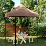 vidaXL Tente de fête Marron 200 x 200 x 306 cm Tissu Oxford