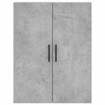 vidaXL Armoire murale gris béton 69 5x34x90 cm