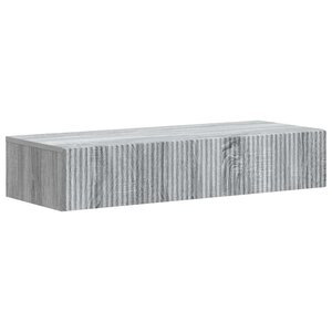 vidaXL Table d'appoint murale 87 5 x 34 5 x 17 cm Bois d'ingénierie