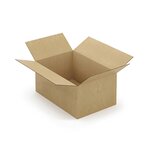 Caisse carton de déménagement brune double cannelure à montage instantané raja 59x39x28 cm (lot de 10)