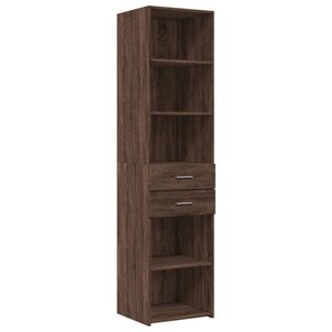 vidaXL Buffet haut chêne marron 45x42 5x185 cm bois d'ingénierie