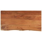 vidaXL Dessus de table 80x40x3 8 cm rectangulaire bois massif acacia