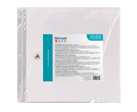 Recharge album 10 pochettes + vis extension (31x31 cm)