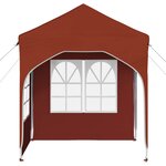 vidaXL Tente de fête pop-up 192 x 192 x 245 cm Terre cuite