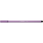 Stylo feutre Pen 68 pointe moyenne mauve glycine x 10 STABILO