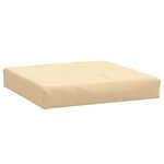 vidaXL Coussins de palette lot de 3 beige mélangé tissu