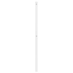 vidaXL Tête de lit de remplacement métal blanc 180 cm