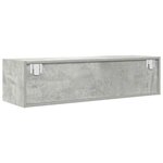 vidaXL Meubles TV 2 Pièces gris béton 100x31x25 5 cm bois d'ingénierie