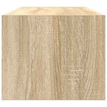 vidaXL Meuble TV chêne sonoma 80x31x25 5 cm bois d'ingénierie