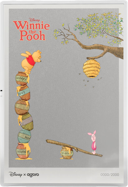 Monnaie WINNIE AND PIGLET Winnie the Pooh Feuille Argent 1$ Niue 2026