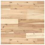 vidaXL Dessus de table carré 50x50x2 cm bois massif d'acacia