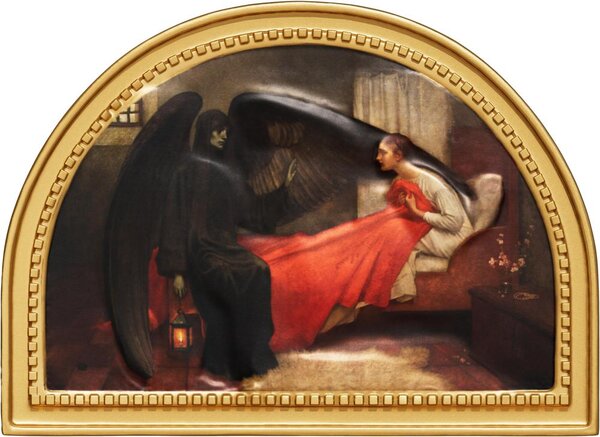 Pièce de monnaie en Argent 5 Cedis g 31.1 (1 oz) Millésime 2025 Art of Death DEATH AND THE MAIDEN