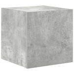 vidaXL Ensemble de meubles TV 7 Pièces Gris béton Bois d'ingénierie