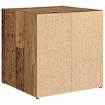 vidaXL Meuble TV 4 Pièces Marron 37 x 35 x 37 cm Bois d'ingénierie