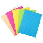 Paquet 50 chemises Forever® 100% recyclé Foldyne imprimés Assorties EXACOMPTA