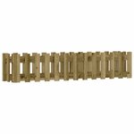 vidaXL Lit surélevé de jardin design de clôture bois de pin imprégné