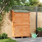 vidaXL Abri de jardin Marron 106 x 56 x 176 5 cm Bois de Sapin Massif