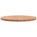 vidaXL Dessus de table Ø90x4 cm rond bois massif de hêtre