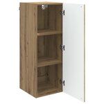 vidaXL Armoire Murale Chêne artisanal 33 x 34 5 x 90 cm
