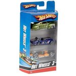 Hot wheels coffret de 3 voitures (modele aléatoire)