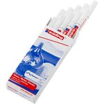 Marqueur Peinture Brillante 751 Blanc Pointe Moyenne 1-2 mm x 10 EDDING